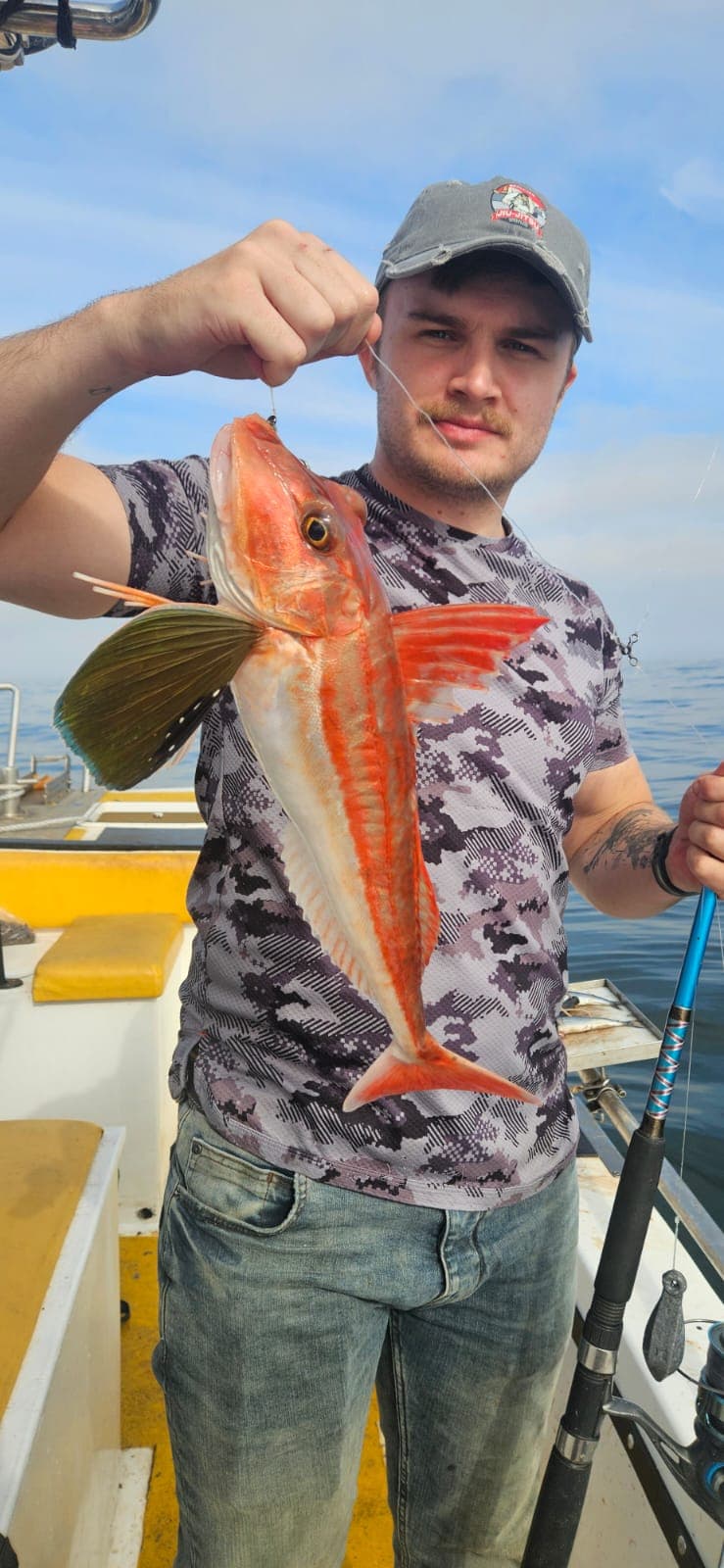 Angler with catch